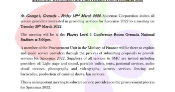 Meeting with service providers for Spicemas 2022