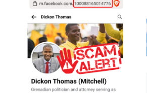CSIRT Alert โ Facebook Profile Purporting To Belong To Prime Minister Dickon Mitchell