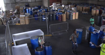 COMPLAINTS OF THE SLOW PACE AT WHICH CONTAINERS ARE BEING STRIPPED AT THE PORT FOR CHRISTMAS