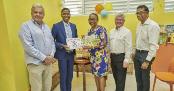 Prime Minister Hon. Dickon Mitchell Officially Opens Grenada Schools Inc. Library At St. Theresa R.C. School